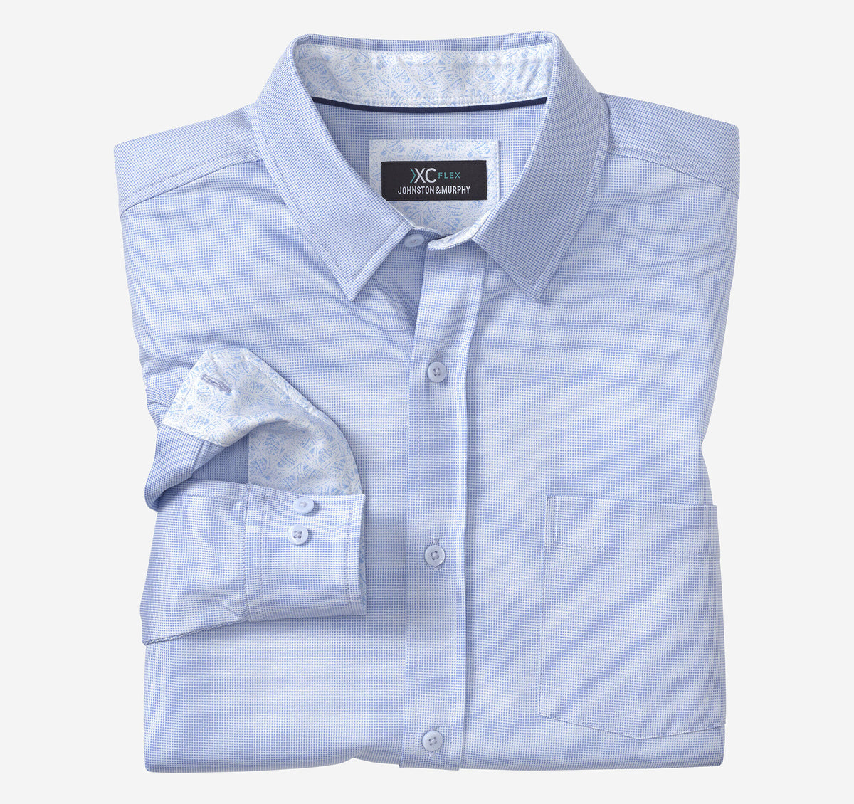 Johnston Murphy Men's XC Flex® Stretch Long-Sleeve Shirt