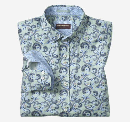 Johnston Murphy Men's Printed Cotton Shirt