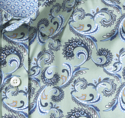 Johnston Murphy Men's Printed Cotton Shirt