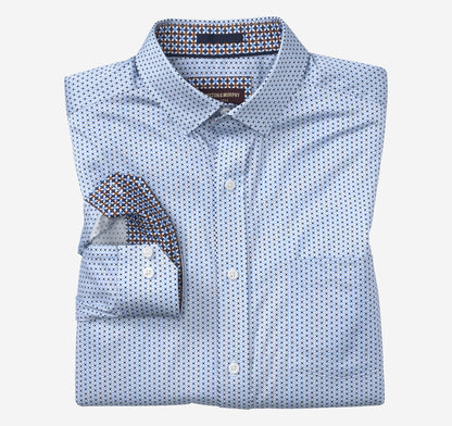 Johnston Murphy Men's Printed Cotton Shirt