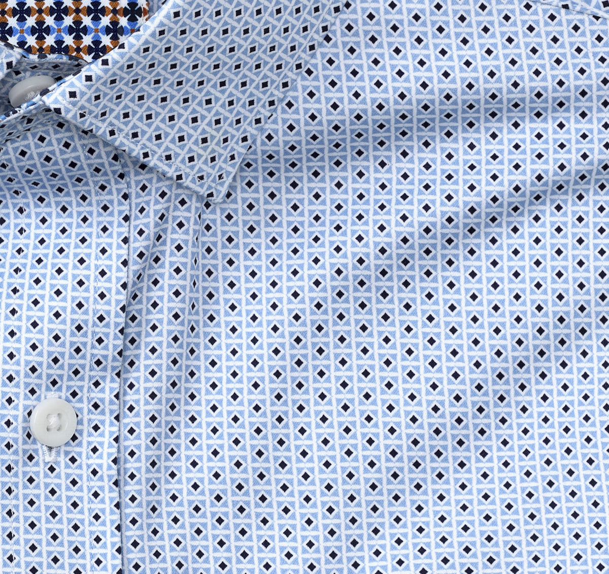 Johnston Murphy Men's Printed Cotton Shirt
