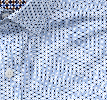 Johnston Murphy Men's Printed Cotton Shirt