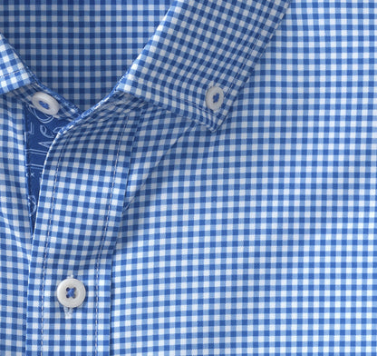 Johnston Murphy Men's Game Day XC4® Long-Sleeve Gingham Shirt