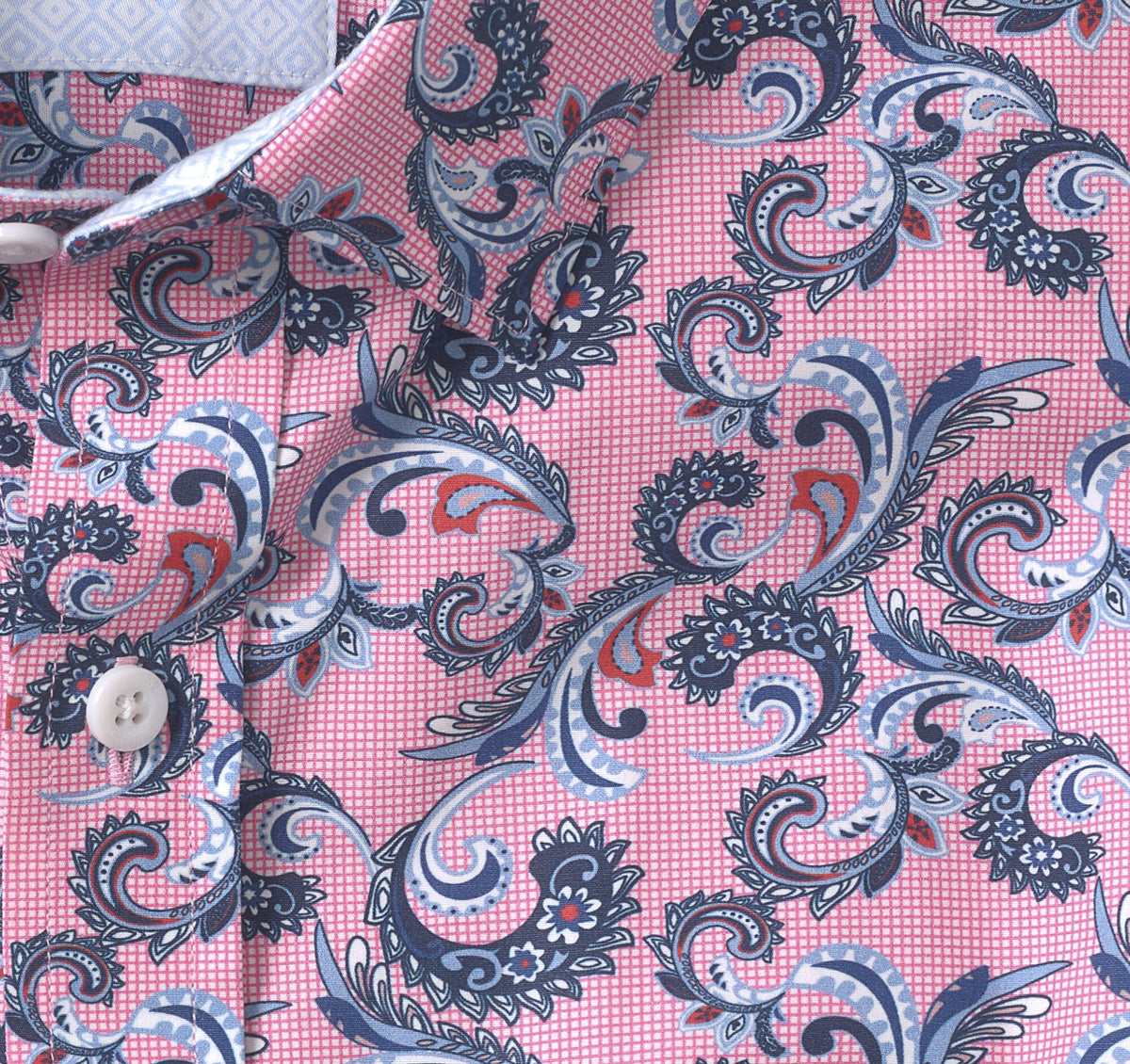 Johnston Murphy Men's Printed Cotton Shirt
