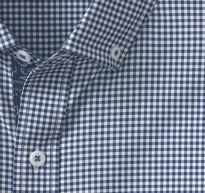 Johnston Murphy Men's Game Day XC4® Long-Sleeve Gingham Shirt
