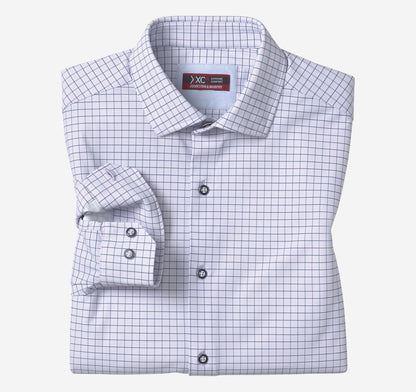 Johnston Murphy Men's XC4® Motion Long-Sleeve Dress Knit Shirt