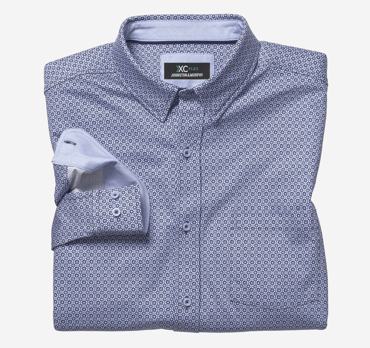 Johnston Murphy Men's XC Flex® Stretch Long-Sleeve Shirt