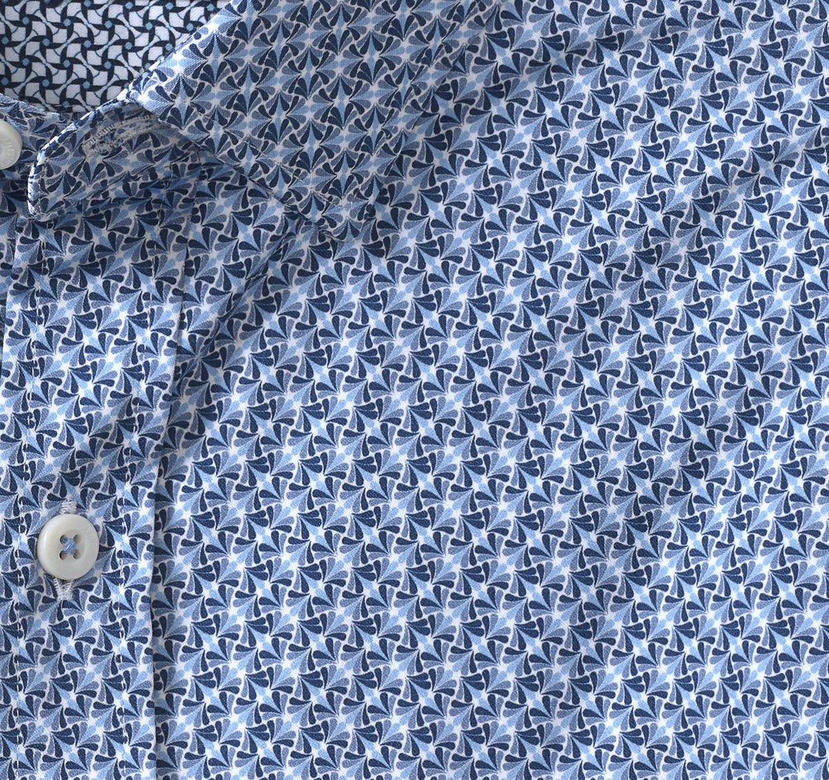 Johnston Murphy Men's Printed Cotton Shirt