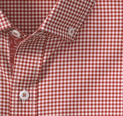 Johnston Murphy Men's Game Day XC4® Long-Sleeve Gingham Shirt
