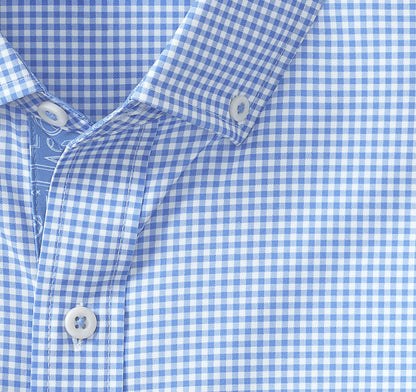 Johnston Murphy Men's Game Day XC4® Long-Sleeve Gingham Shirt