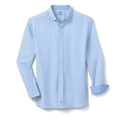 Johnston Murphy Men's Game Day XC4® Long-Sleeve Gingham Shirt
