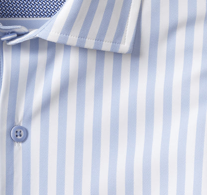 Johnston Murphy Men's XC4® Motion Long-Sleeve Dress Knit Shirt