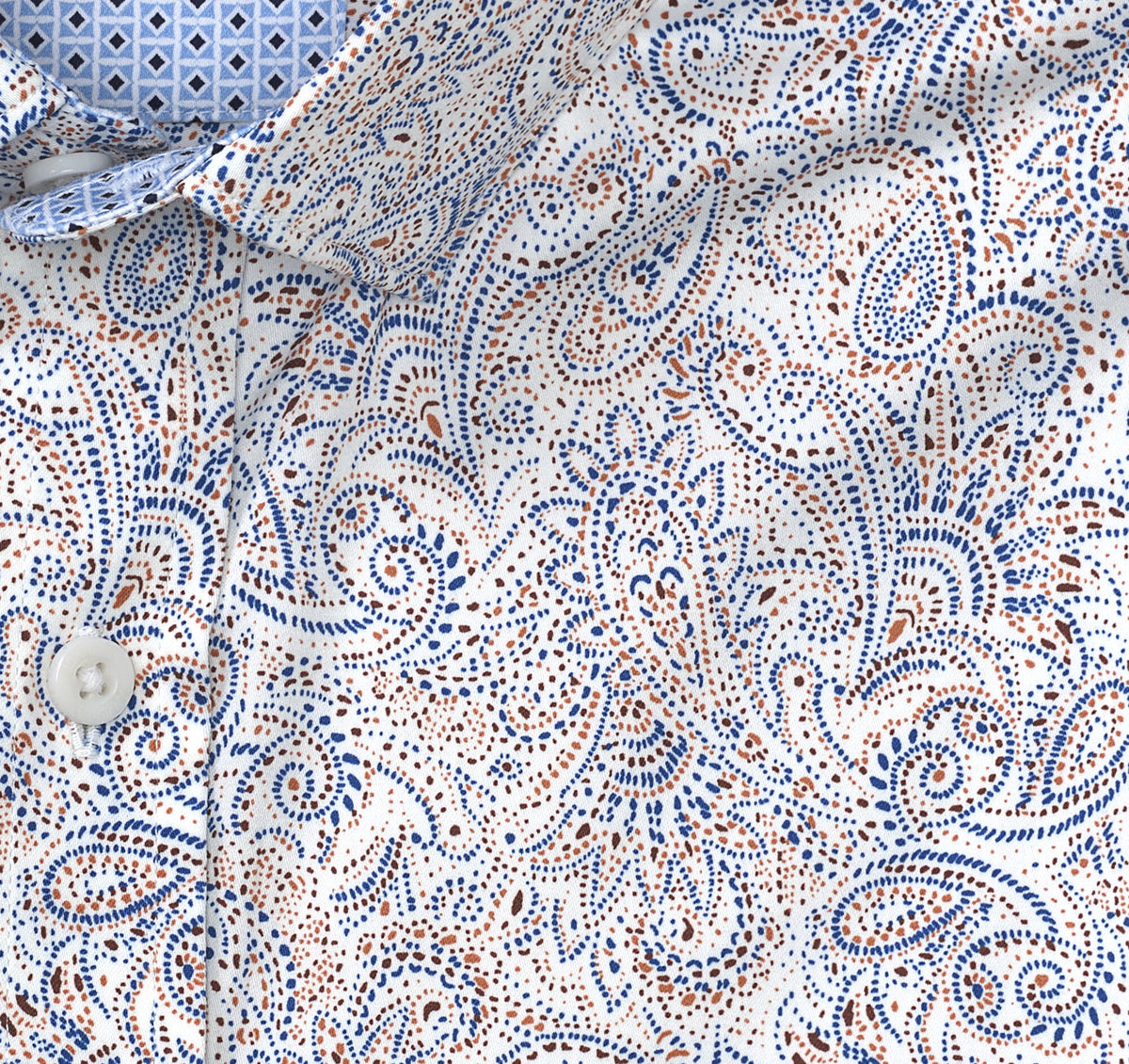Johnston Murphy Men's Printed Cotton Shirt