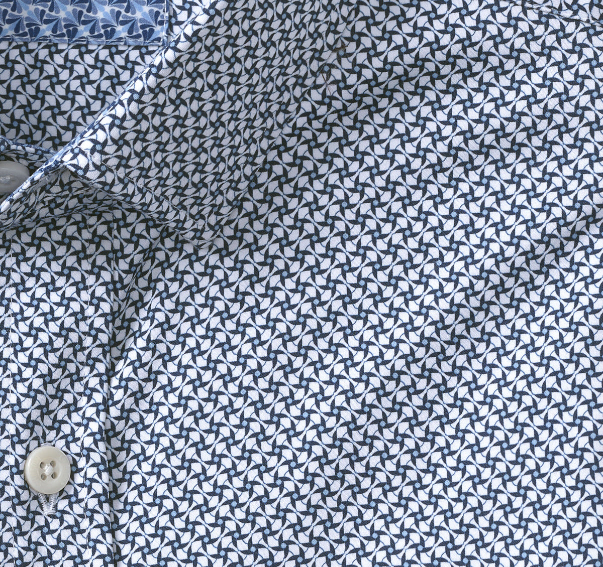 Johnston Murphy Men's Printed Cotton Shirt