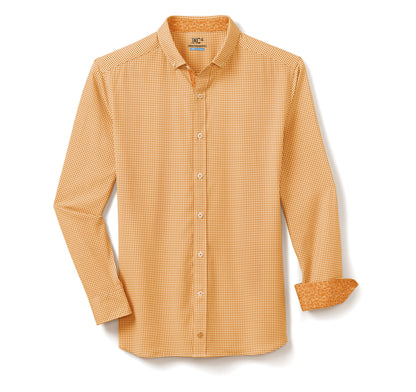 Johnston Murphy Men's Game Day XC4® Long-Sleeve Gingham Shirt