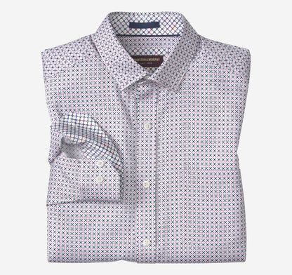 Johnston Murphy Men's Printed Cotton Shirt