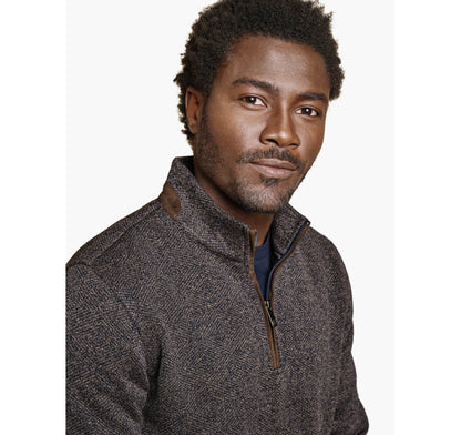 Johnston Murphy Men's Marled Quarter-Zip