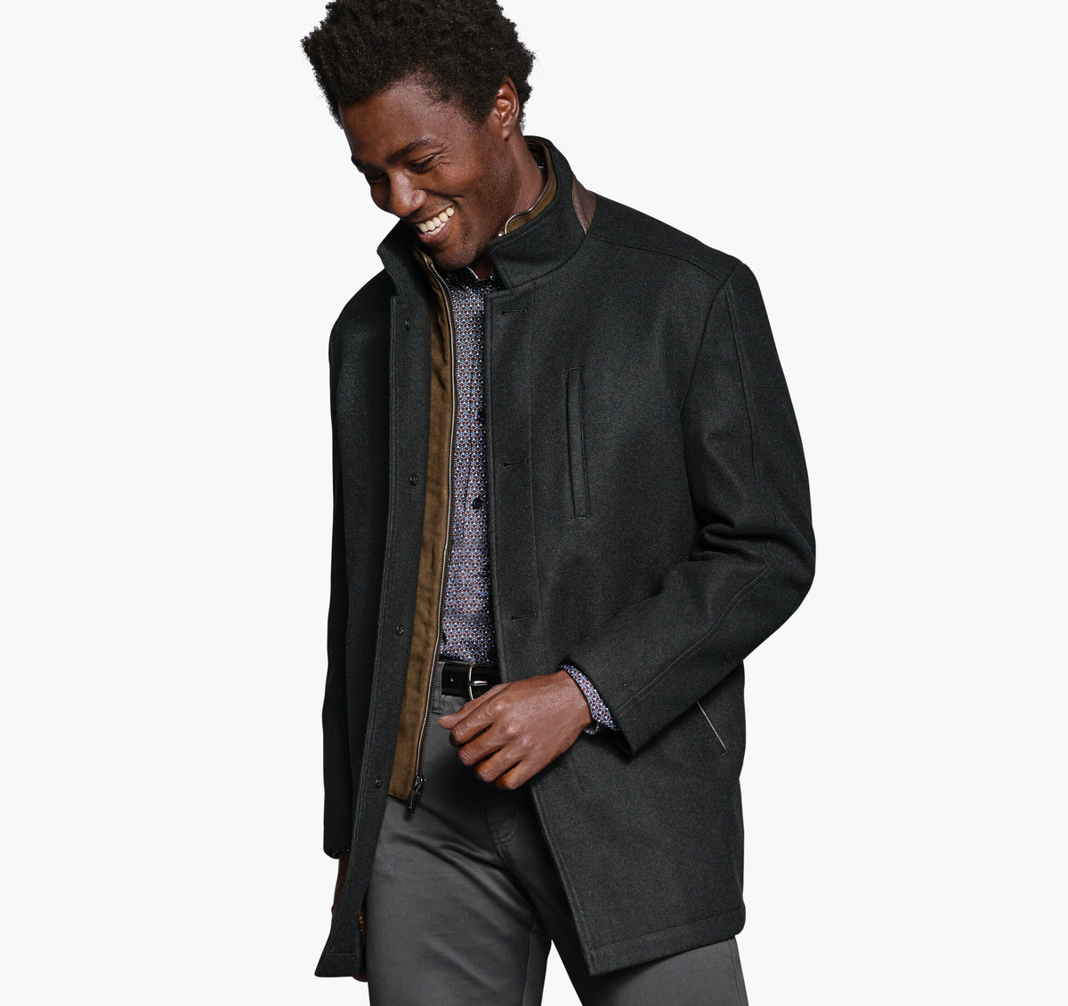 Johnston Murphy Men's Upton Car Coat