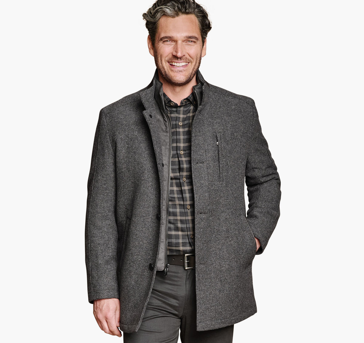 Johnston Murphy Men's Upton Car Coat