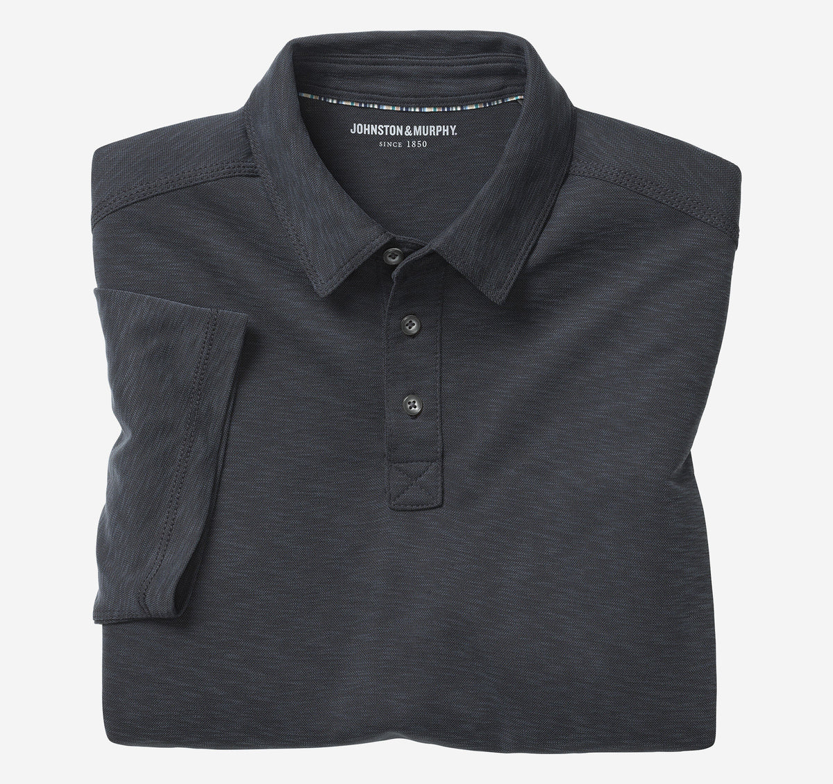 Johnston Murphy Men's Vintage Slub Polo