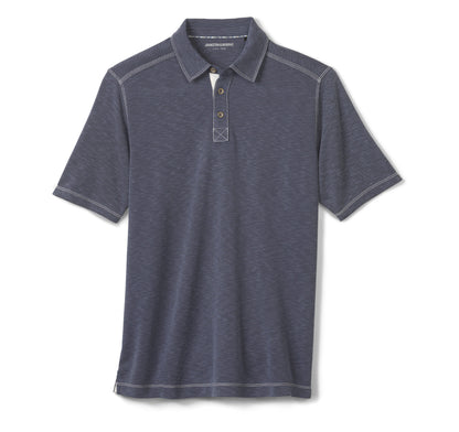 Johnston Murphy Men's Vintage Slub Polo