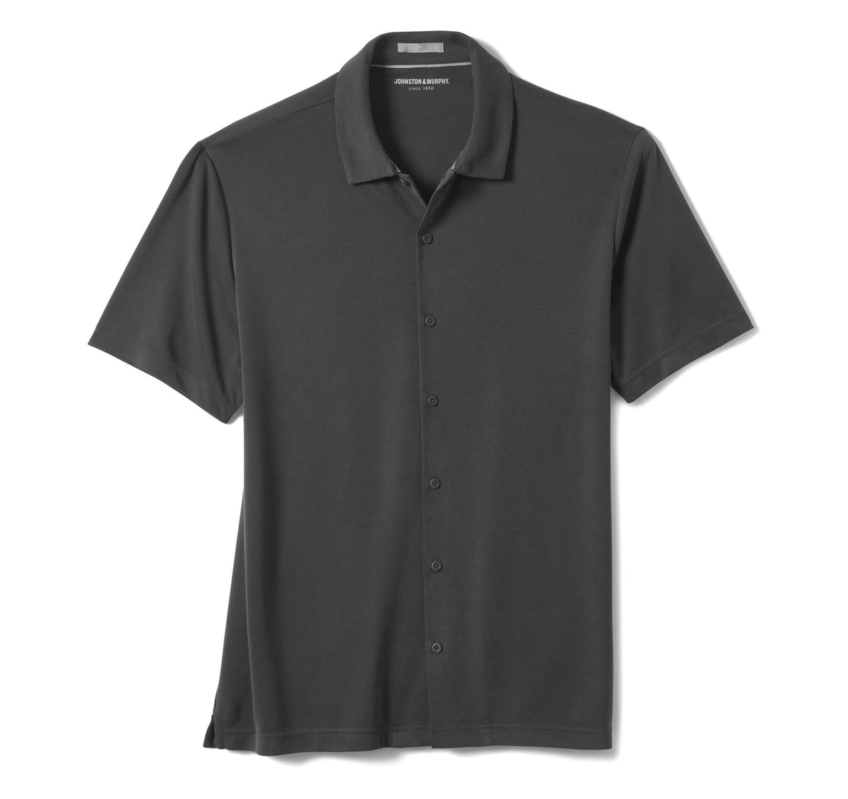 Johnston Murphy Men's Vintage Birdseye Button-Front Shirt