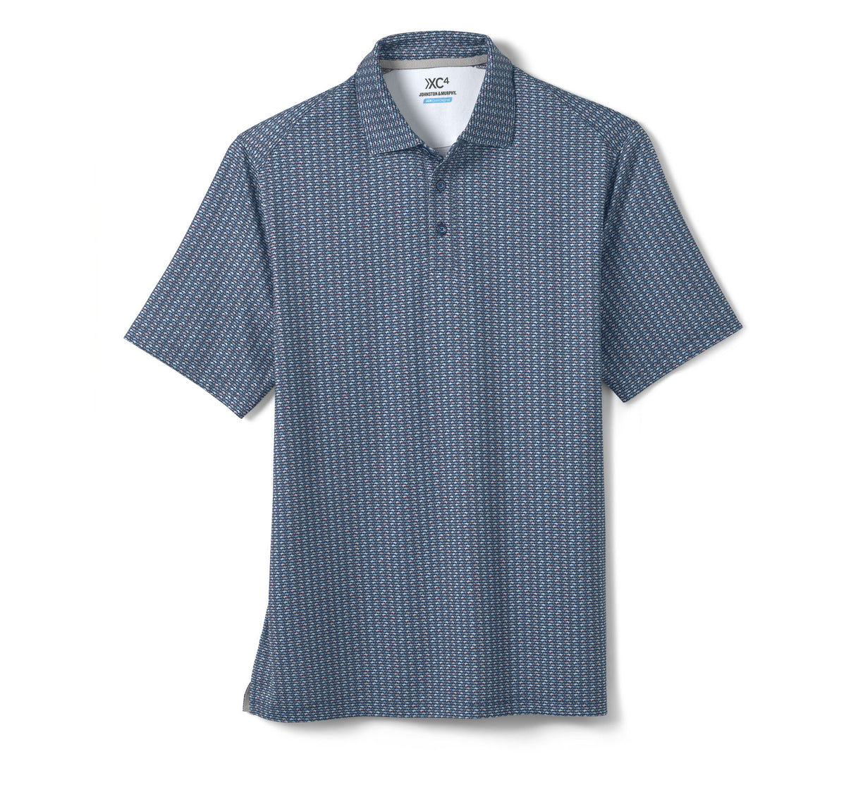 Johnston Murphy Men's XC4® Performance Print Polos + Cool Degree™