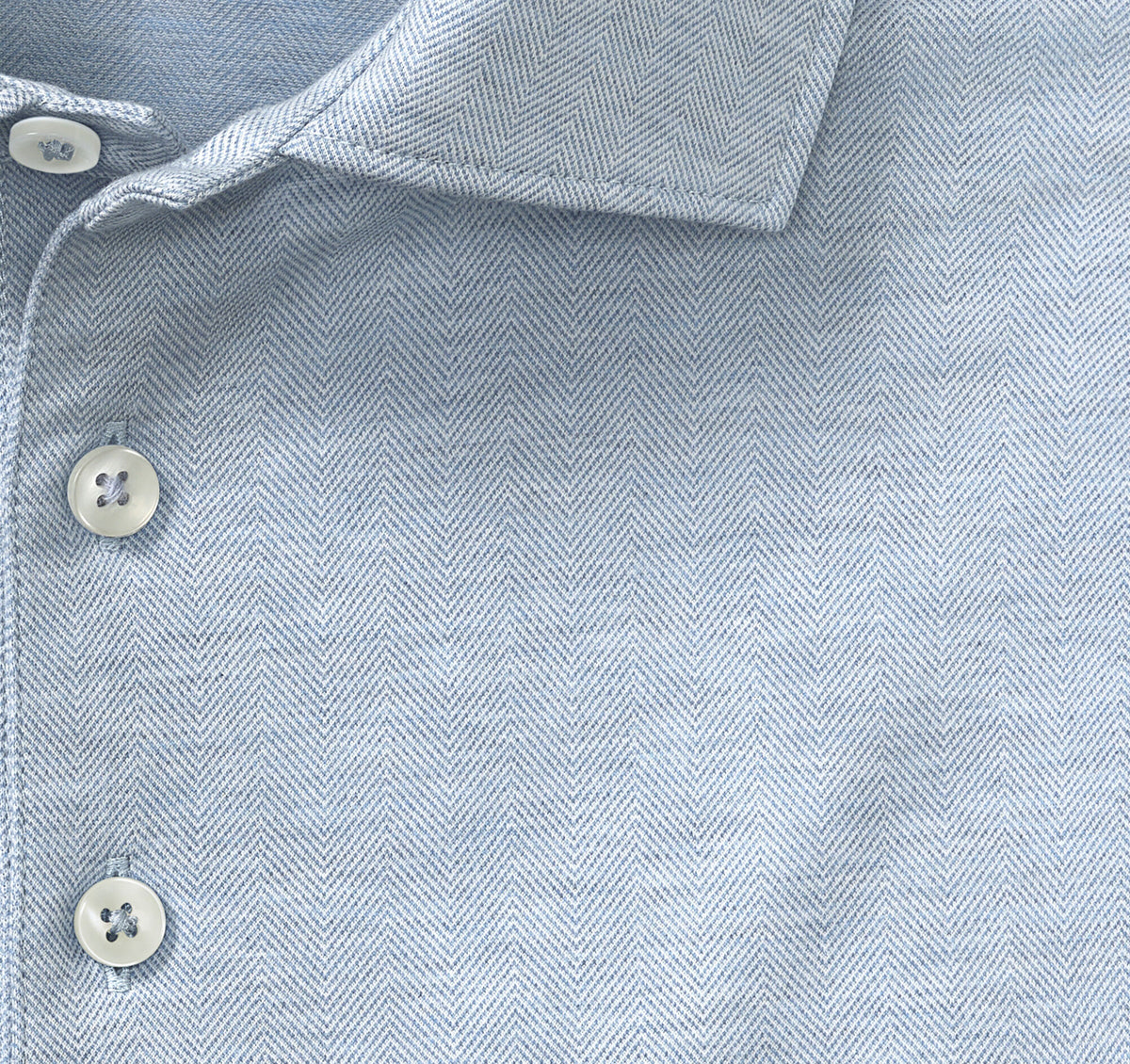 Johnston Murphy Men's Herringbone Long-Sleeve Polo