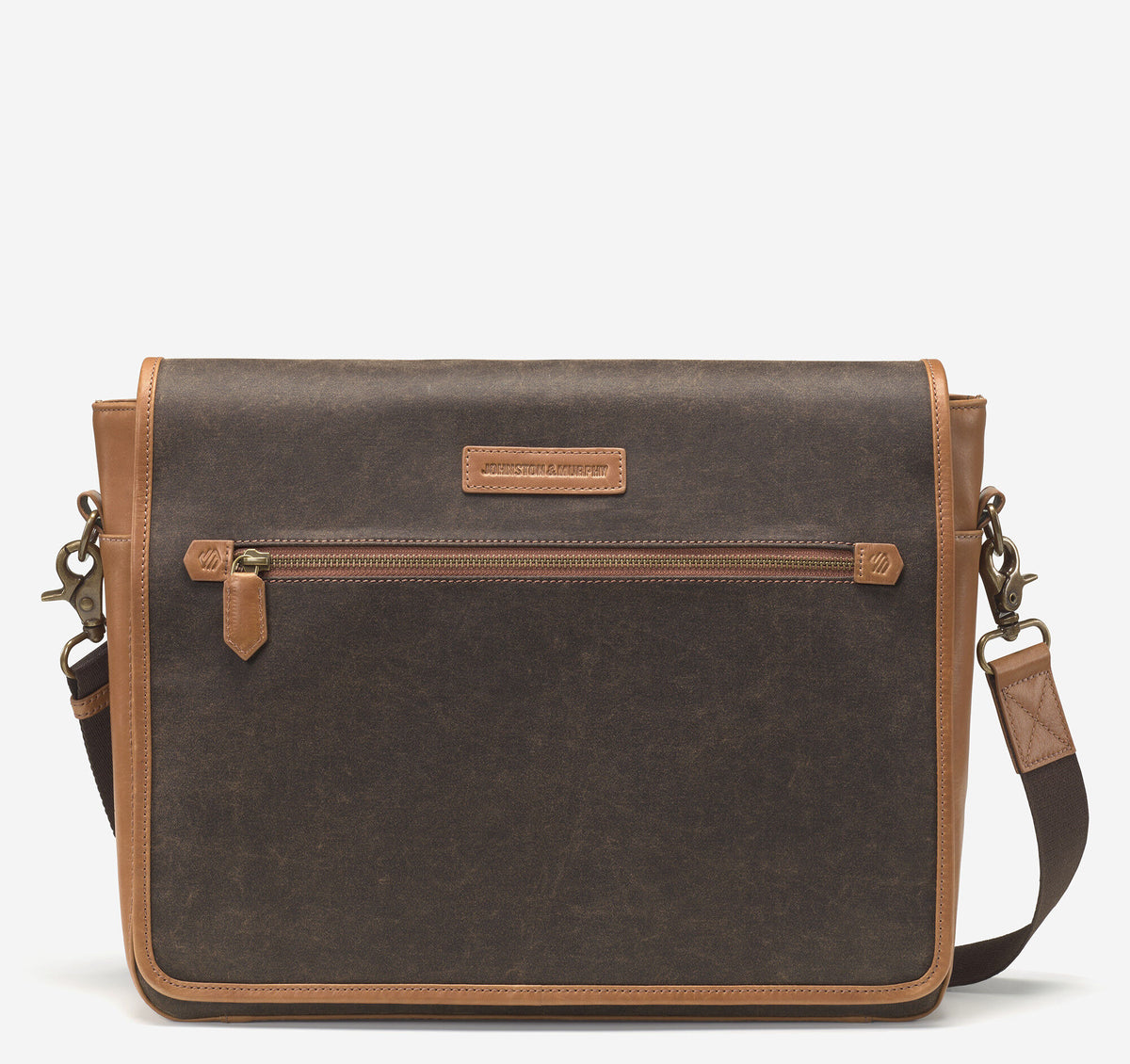 Johnston Murphy Men's Rhodes Messenger Bag