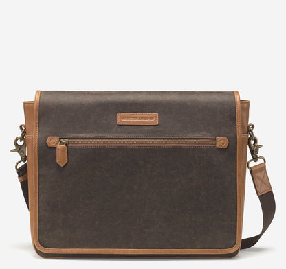 Johnston Murphy Men's Rhodes Messenger Bag