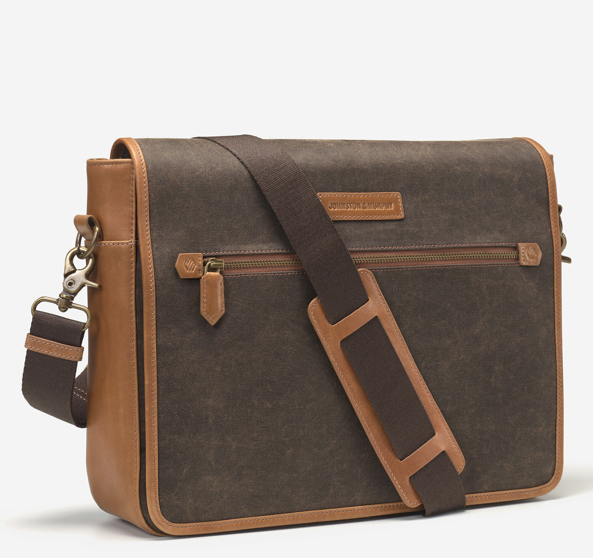 Johnston Murphy Men's Rhodes Messenger Bag