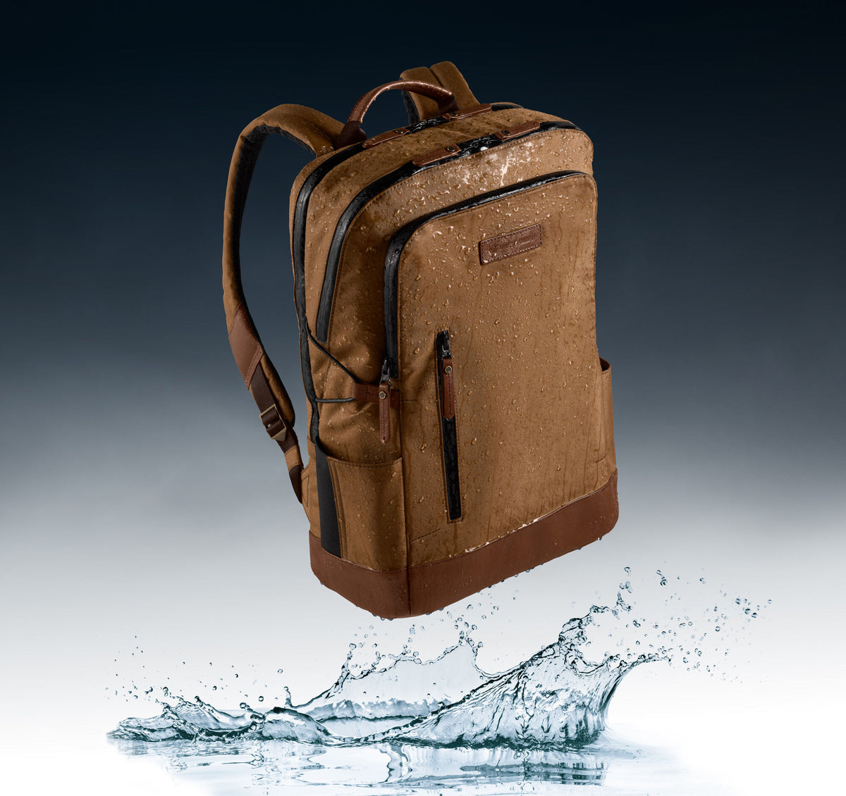 Johnston Murphy Men's Hudson Waterproof Backpack