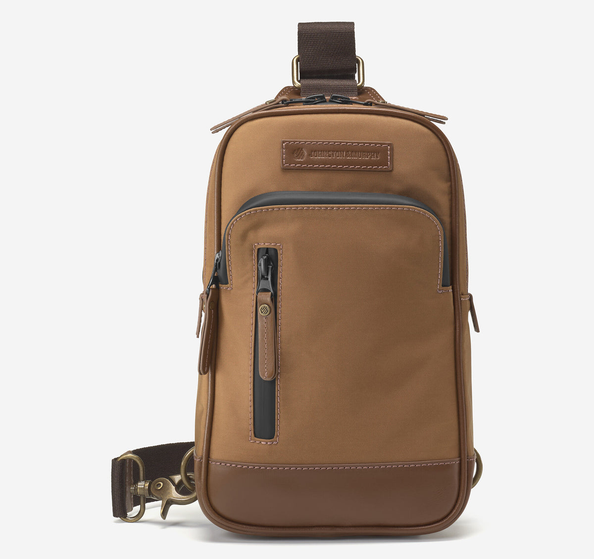 Johnston Murphy Men's Hudson Waterproof Sling Bag
