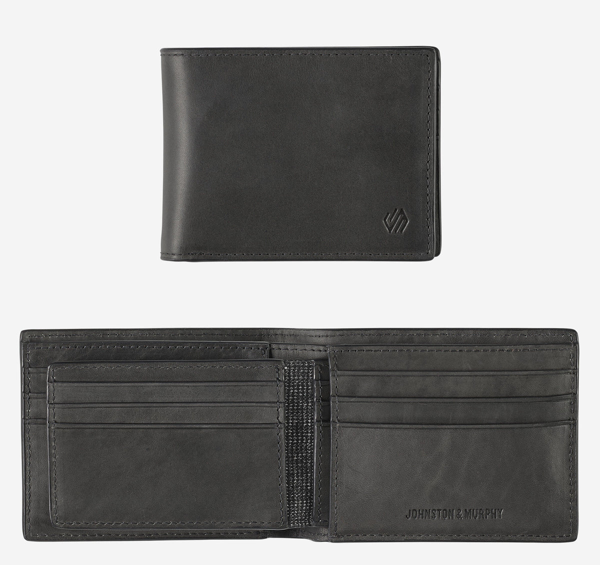 Johnston Murphy Men's Rhodes 2-in-1 Billfold Wallet