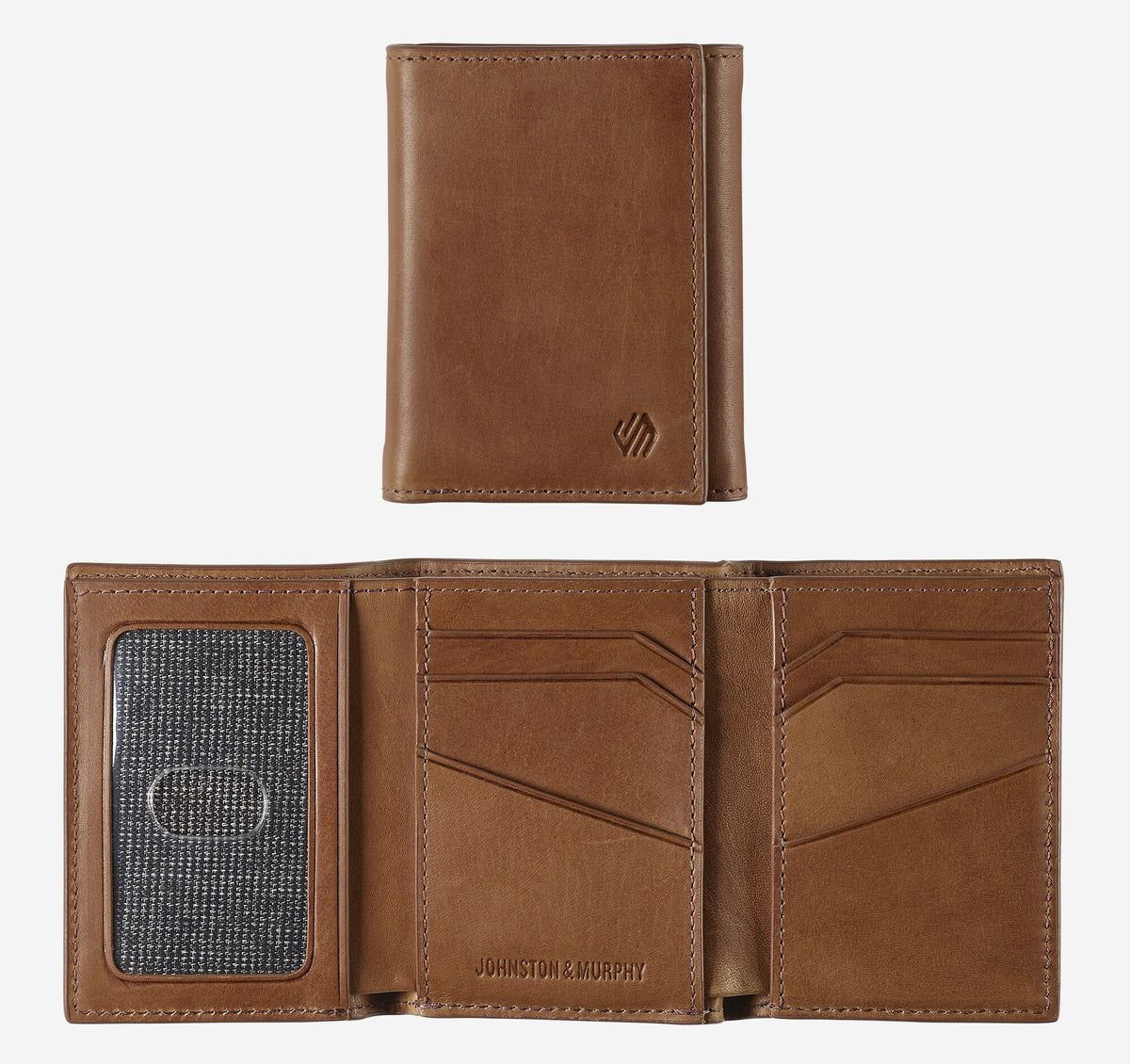 Johnston Murphy Men's Rhodes Trifold Wallet