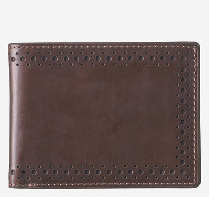 Johnston Murphy Men's 175th Anniversary Colorblocked Billfold Wallet