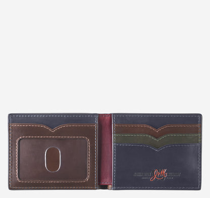 Johnston Murphy Men's 175th Anniversary Colorblocked Billfold Wallet