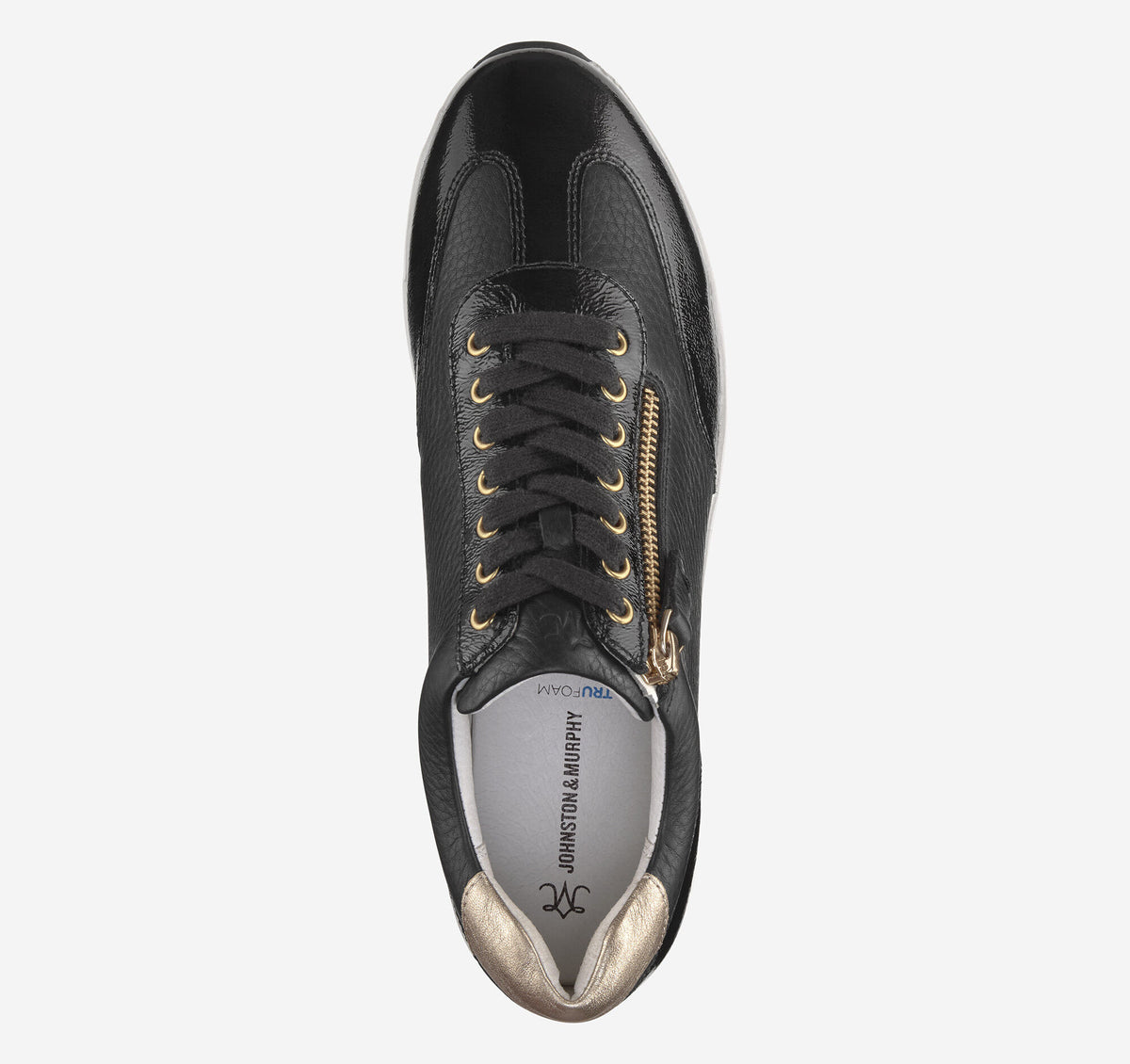 Johnston Murphy Women's Gracie Side-Zip Lace Up