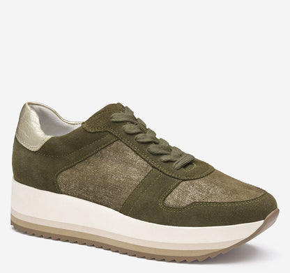 Johnston Murphy Women's Gracie Colorblock Lace-Up
