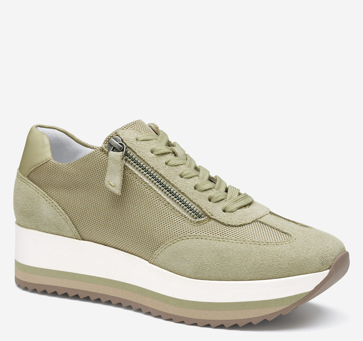 Johnston Murphy Women's Gracie Side-Zip Lace Up