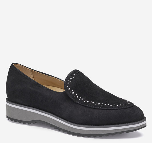 Johnston Murphy Women's Ulyssa Studded Loafer