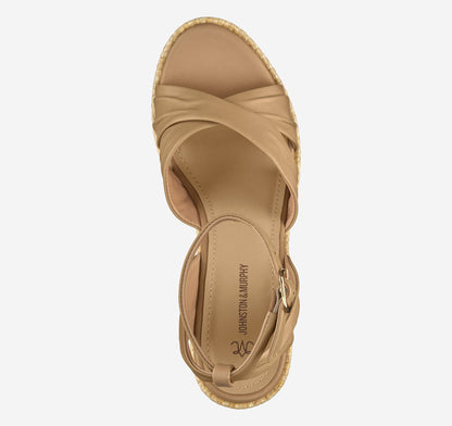 Johnston Murphy Women's Marcia Cross-Band Sandal