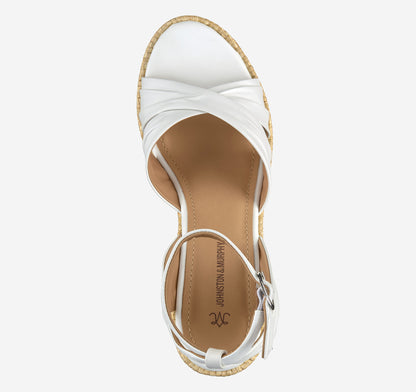Johnston Murphy Women's Marcia Cross-Band Sandal