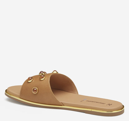 Johnston Murphy Women's Shayla Embellished Slide