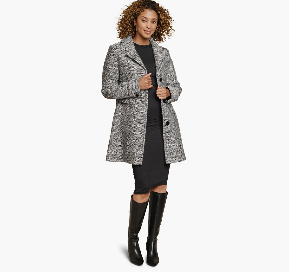 Johnston Murphy Women's Tweed Coat