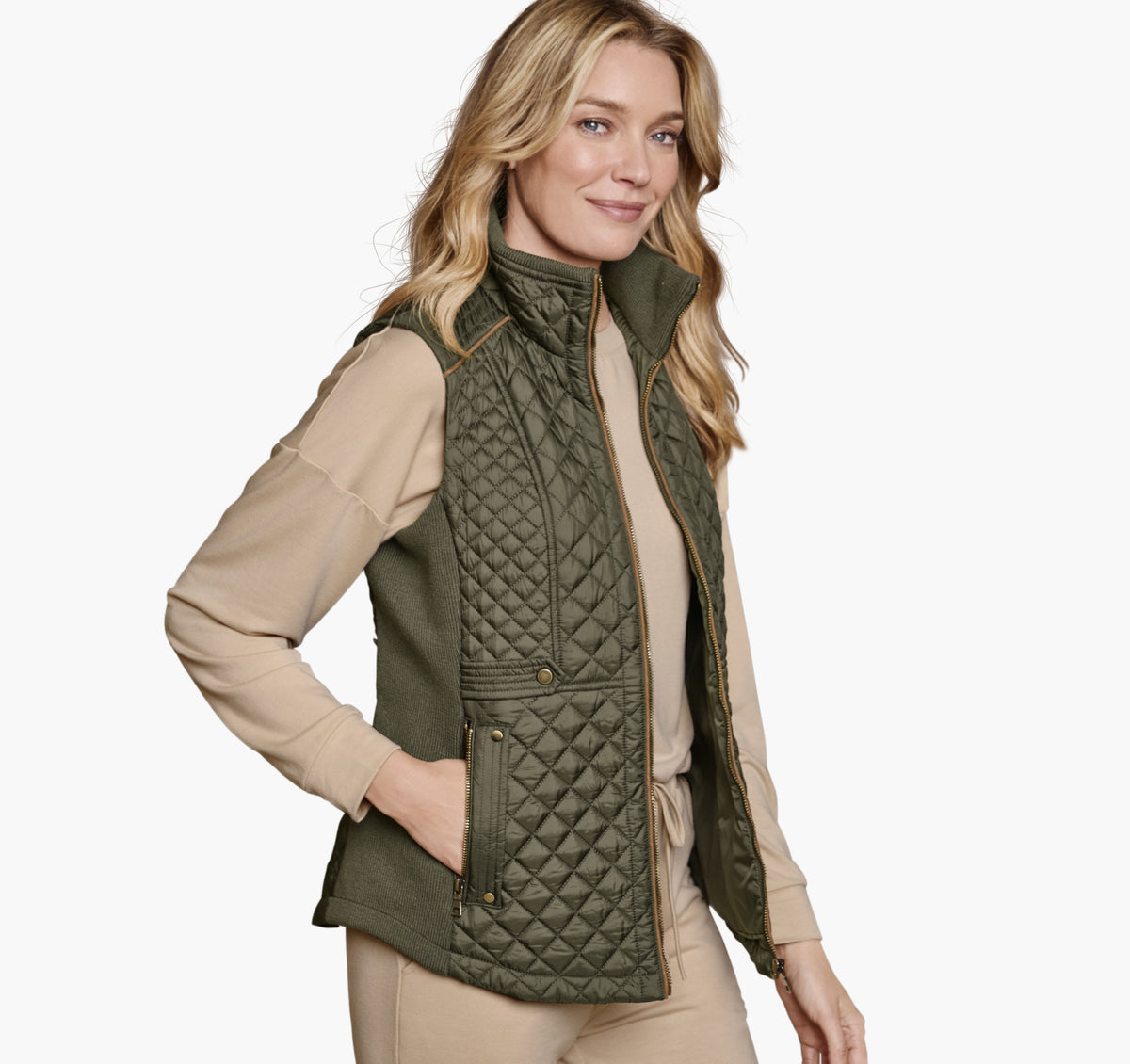 Johnston Murphy Women's Quilted Vest