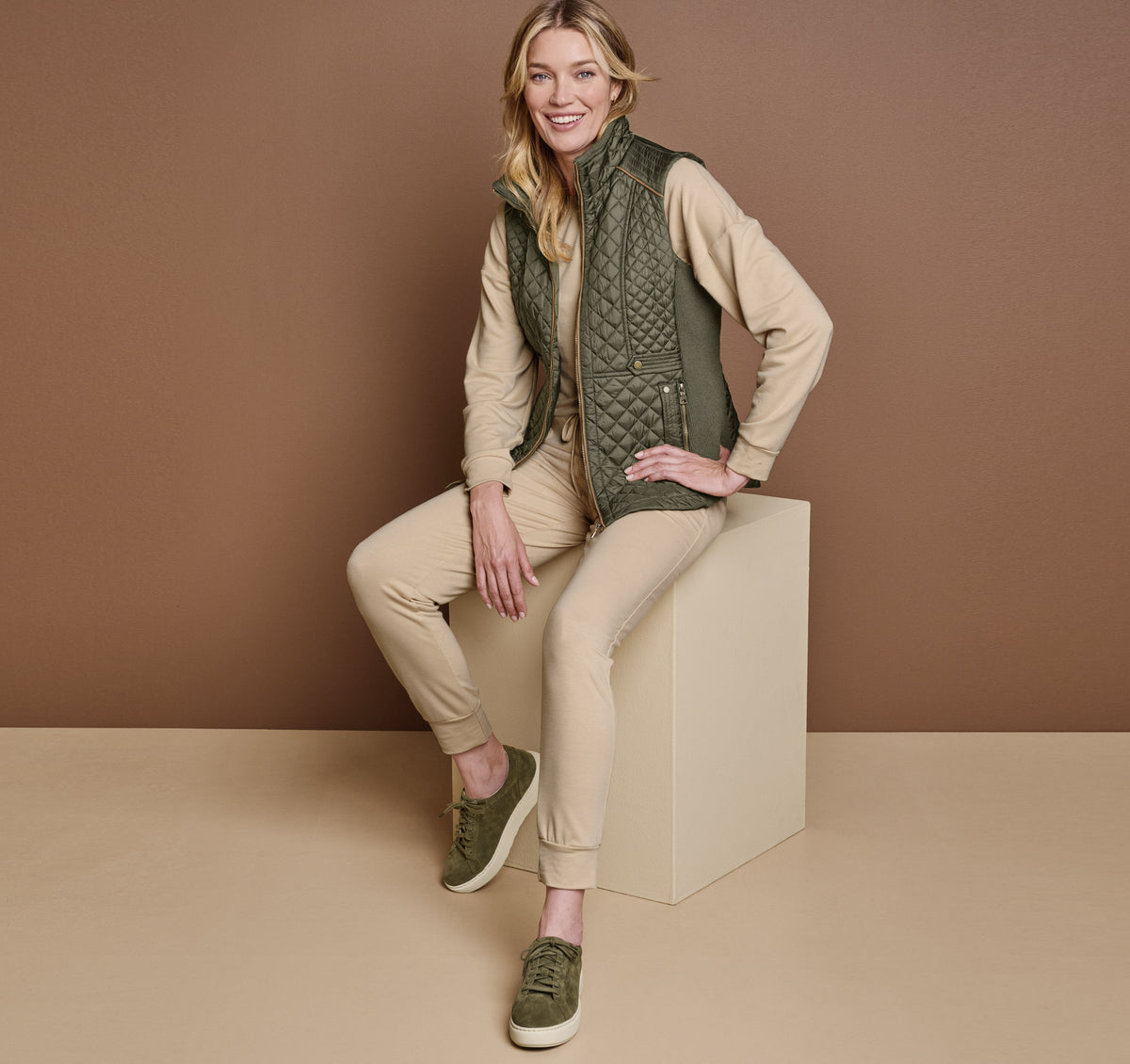 Johnston Murphy Women's Quilted Vest
