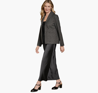 Johnston Murphy Women's Shawl-Collar Knit Blazer