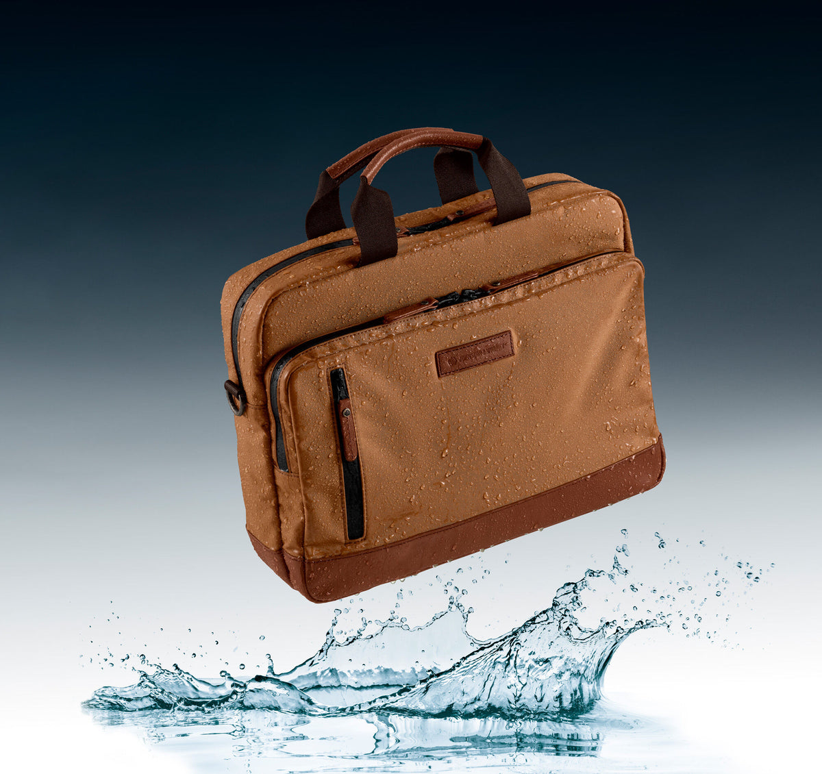 Johnston Murphy Men's Hudson Waterproof Briefcase