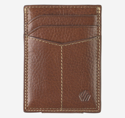 Johnston Murphy Men's Double-Contrast Stitch Front Pocket Wallet